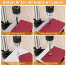 Leather Press Hole Puncher Upgraded Hand Punching Machine for DIY Leather Craft Punching Holes Cutting,Forming Pressing,Install Rivets and Snap Buttons — 2