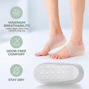 Heel Protectors Height Increase Insole Silicone Invisible Heel Lift Shoe Insoles, Shock Absorption Cushion Support for Men and Women Half Shoe Pad, 1.57 in — 6