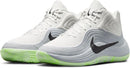 Nike Unisex Adult Precision 8 Mid Basketball Shoes - Wolf Grey/Volt-platinum Tint — 5