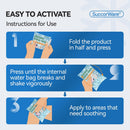SuccorWare 10 Pack Instant Ice Packs for Injuries(4.9''x5.9'') Disposable Cold Packs for Pain Relief, Swelling, Sprains & Outdoor Activities — 4