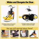 Shoe Stretcher Men and Women, Adjustable Boot Stretcher for Women Shoe Tree For Wide Feet, Shoe Expander | yellow | 2 — 4