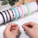 1080pcs 4mm Natural Round Stone Beads Gemstone Crystal Loose Beads Smooth Bead for Bracelet Necklace Earring Jewelry… — 3