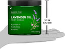 Majestic Pure Lavender Oil Foot Cream, Warming Cream - Calluses, Dry Cracked Feet, Hands, Heels, Elbow, Nails, and Knees - Softens & Moisturizes Skin - 8 oz — 8
