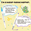 Ohuhu Adult Coloring Book Markers 120 Color Dual Tip Water-Based-Maui-White | 1 Count (Pack of 120) | White Pen | Practical Carry Pouch — 2