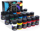 ARTME Acrylic Leather Paint Set, 20 Colors x 30ml Acrylic Leather Dye Kit Perfect for Shoes, Sneakers, Jackets, Sofa, and Car Seat — 1