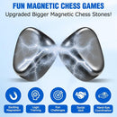 Upgraded Magnetic Chess Game Set with 20 Larger Black Stones & Rope, Exciting Magnet Game for Family Party Travel Camping, Fun Strategy Puzzle Game for Adults — 2