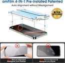 amFilm OneTouch for iPhone 16 Pro Max Screen Protector 6.9'' Tempered Glass — 3