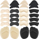 16 Pairs Shoe Filler Heel Pads for Womens Shoes - Shoe Filler for Too Big Shoes Women with Toe Inserts, Toe Inserts for Too Big Fit — 1