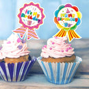 Fancy Land Happy Birthday Stickers for Kids Classroom Birthday Gifts 200 | Rainbow — 4