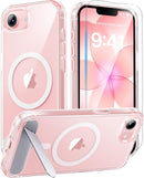 Magnetic for iPhone 17e Case & iPhone 16e Case with Stand, Clear — 1
