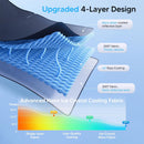 KUST Windshield Sun Shade for 2017-2026 Tesla Model Y/Model 3 Sunshade Accessories (Fit 2025-2026 Model Y Juniper / 2024 Model 3 Highland) Upgraded Foldable Sunshade, Blocks UV Rays Keep Car Cool — 3