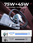 LISEN 90W for iPhone 18 17 16 Pro Max Car Charger USB C Fast Charge photo 2