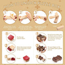 Hanaive 5 Pack Christmas Wooden Puzzle Box Brain Teaser Gift — 4