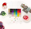 JULIMAIDONG 8mm 24Color Glass Beads for Bracelets Jewelry Making Kits — 5