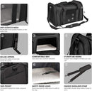 Henkelion Cat Carriers Dog Carrier Pet Carrier for Small / Medium Cats Dogs…