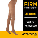 FUTURO Firm Pantyhose , Medium, Nude (20-30 mm/Hg) — 2