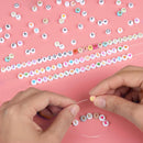 Pizooro Friendship Bracelet Kit, 28 Colors 5040 Pcs Clay Beads 1200 Pcs Letter Beads for Bracelets Making,4 Styles… — 7