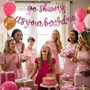 BEISHIDA Bright Pink Pre-Strung Go Shawty It's Your Birthday Banner Decor — 4