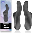 Morton's Extension Orthotic, Carbon Fiber Insole 1 Pair, Rigid Foot Support Insert for Morton's Toe, Turf Toe, Hallux Limitus, Hallux Rigidus, Arthritis (235mm -Women's Size 8-8.5, Men's 7-7.5) Black — 1