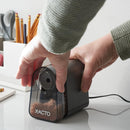 X-ACTO Pencil Sharpener, Mighty Mite Electric Sharpener, With Pencil Saver®, SafeStart® Motor, Black - Classroom, School, Teacher Supplies | Pack of 1 — 6