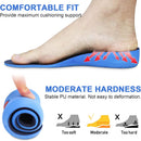 Ailaka Height Increase Insoles for Men Women - 1 Pair PU Shoes Lifts Elastic Shock Absorbing Sports Shoe Insoles Height Increase, Heel Lifts for Men Women Shoes Inserts - Blue, Heel Height: 3.5 Cm - 9-12 M US Women/7-10 M US Men / Blue, Heel Height: 3.5 C — 2