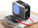 50W Magnetic Liquid-Cooled Phone Cooler for Gaming Live Streaming, 2.1M Extra Long Red Cable, 31dB Low Noise RGB Radiator for MagSafe iPhone Android iPad Tablet, Gray photo 1