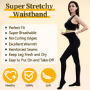 15-20 mmHg Medical Graduated Compression Pantyhose for Women Men | 4X-Large | Black — 3