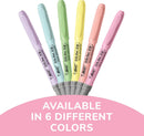BIC Brite Liner Grip Pastel Highlighter Set, Chisel Tip, 6-Count Pack of Pastel Highlighters in Assorted Colors, Cute Highlighters for Bullet Journaling, Note Taking and More (Pack of 3) | 6 Count (Pack of 3) — 2