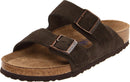 Birkenstock Unisex Adult Arizona Soft Footbed Sandals – Mocha Suede — 1
