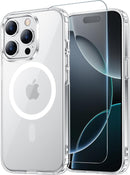 Temdan for iPhone 16 Pro Case with Screen Protector Clear — 1