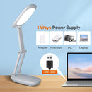 Akejrym LED Desk Lamp for Office Home & Battery Operated Lamp Rechargeable Lamp Foldable & Portable Light, [2-Fold… — 4