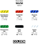 GOLDEN Heavy Body Acrylics Intro Set, 6 x 22 ml Tubes — 3