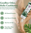 FOOT SENSE All Natural Foot & Shoe Powder, Foot Odor Eliminator for Long-Lasting Odor Control Lasts up to 6 Months, Deodorizes, Safe for Men, Women, Kids, Athletes, 100g — 2