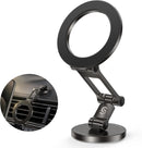 Syncwire Fits MagSafe Car Mount Magnetic Phone Holder for Dash and Tesla | Titanium Black photo 1