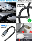 4-in-2 Multi Charging Cable for Apple Watch Charger/iPhone/Samsung Charger 5