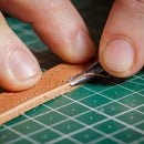 Mudder 4 Pcs Leather Beveler Edge Beveler Craft Set, 0.8/1 / 1.2/1.5 mm — 2