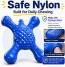 Dog Chew Toy for Aggressive Chewers - Tough Nylon Dog Toy for Small & Medium…