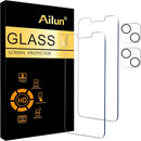 Ailun Screen Protector + Camera Lens Protector for iPhone 13, 2+2 Pack photo 1