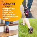 Samurai Insoles Ninjas Plantar Fasciitis Relief Arch Support Shoe Insoles - Podiatrist Designed, Orthotic Lab Made in The USA - Purple — 6