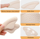 4 Pairs Heel Pads Heel Grips Liner for Loose Shoes, Heel Cushion Pads Heel Inserts for Shoe Too Big Men Women- Ultra Soothing Heel Protectors for Heel Pain, Heel Slipping, Blisters, Friction(Black) — 3