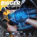 LIVOWALNY Tire Inflator Air Compressor Compatible with DeWalt 20V Battery Power, 160PSI Cordless Portable Electric Air Pump with Digital Pressure Gauge for Car Motorcycles Bike Ball Auto (Tool Only) — 5