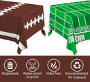Gatherfun Football Party Decorations Disposable Tablecloth Plastic Touchdown Table Cover for Birthday Football Party Games Decoration 54 X 108Inch，2 Pack — 5