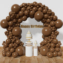 Brown Balloon Arch Kit 111Pcs 18 12 5 Inch Latex Party Balloons Garland for Birthday Baby Shower Wedding Engagement Anniversary Christmas Party Decorations — 1