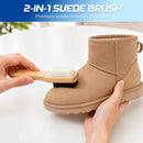 Suede & Nubuck Shoe Cleaner Kit, 2-in-1 Suede Brush & Eraser for Shoes — 3