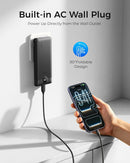 VEGER Portable Charger for iPhone, Power Bank Built in Cables and Wall Plug photo 2