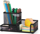 Comix Mesh Pen Holder, Desk Organizer for Home Office, Black — 1