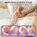 Moleskin Foot Protection Pads - 16 Pcs Self-Adhesive Ball of Foot Pad,Beige 3