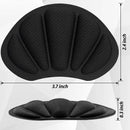 Shoe Heel Inserts, 8 Pcs Mesh Self-Adhesive Heel Cushion Pads for Back of Heel, Heel Cushion Inserts Prevent Shoes Too Big for Women Men, Black — 2