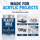 Berkland Plastic Weld Acrylic Cement 3, 6 oz for Clean Acrylic Bonds — 8