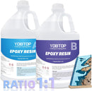Epoxy Resin 2 Gallon Kit, 1:1 Yellow Resistant Clear Art Resin — 1